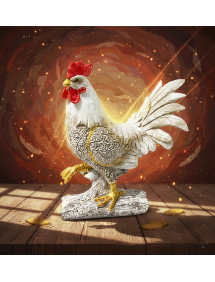 Özel Tasarım Polyester Horoz Figürü