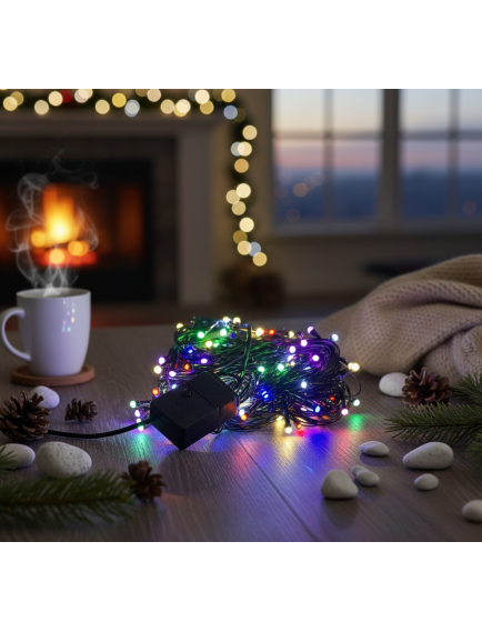 LED Damla Uçlu RGB Dekoratif Işık 10 Metre 100