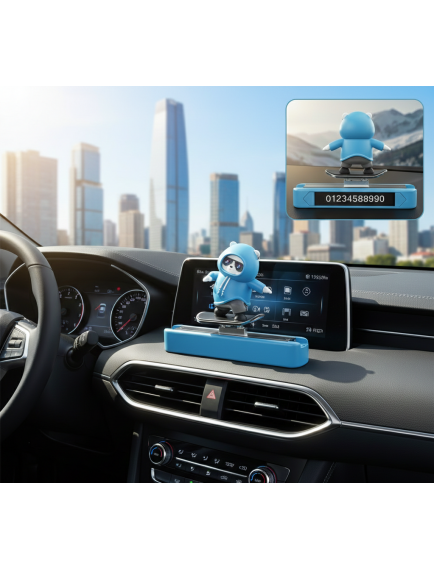 Hareketli Kaykay Figürlü Araç Numaratörü