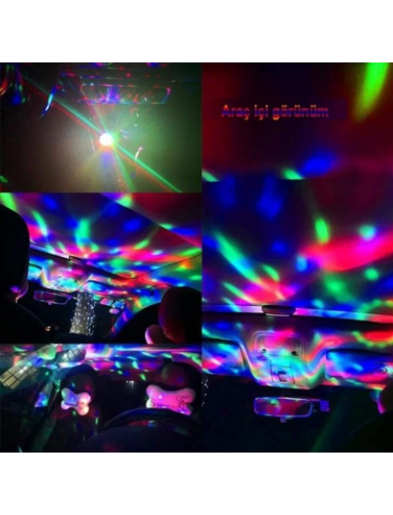 Usb Girişli Sese Duyarlı Disko Topu