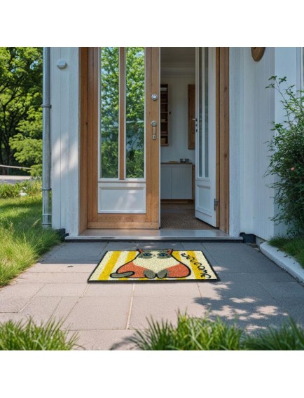 Sevimli Hayvan Tasarımlı Kapı Paspası