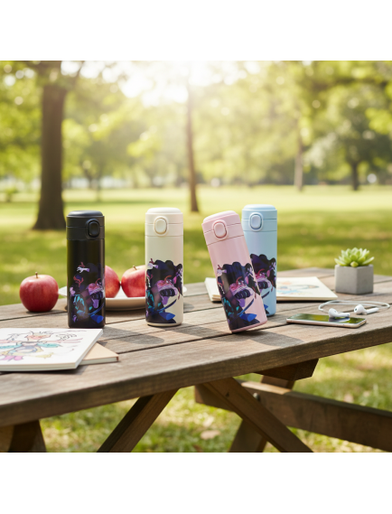 Anime Baskılı Termos Model 4