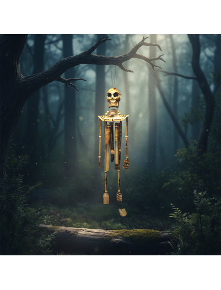 Ahşap İskelet Figürü