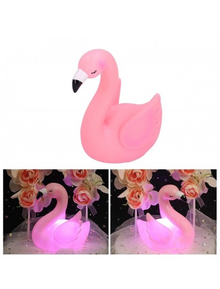 LED Işıklı Flamingo Masa Lambası