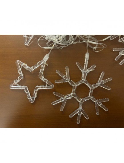 Kar Tanesi Perde LED