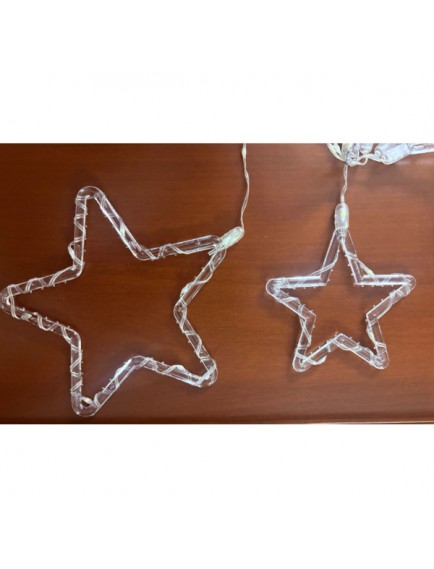 Yıldız Perde Led 10 Saçaklı