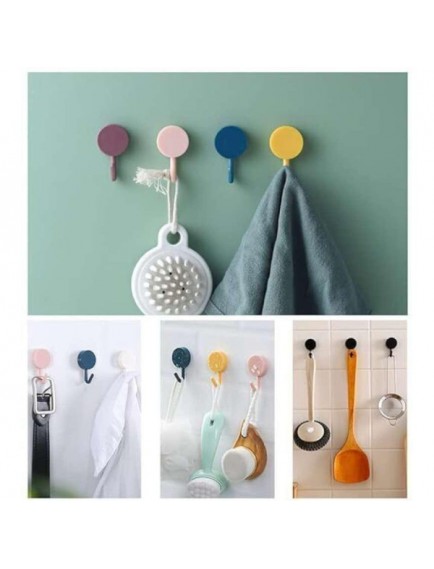 Kendinden Yapışkanlı Renkli Duvar Askısı