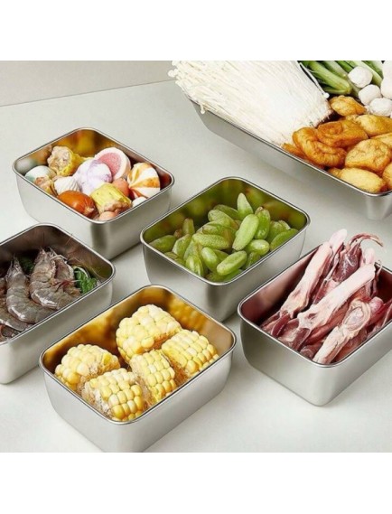 Paslanmaz Çelik Saklama Kabı