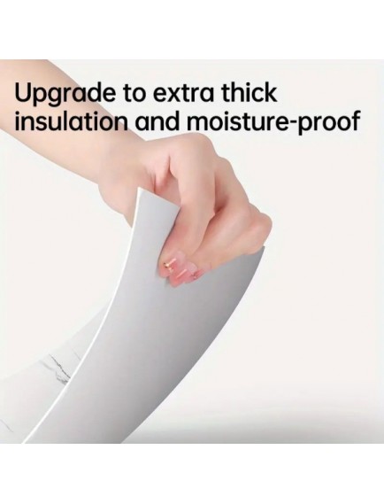 Gri Mermer Desen Duvar Sticker (30x30)