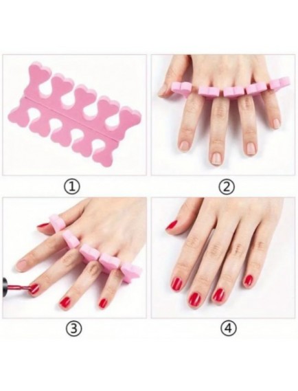 Parmak Ayırıcı Sünger Manikür Pedikür Aparatı 5 ADET