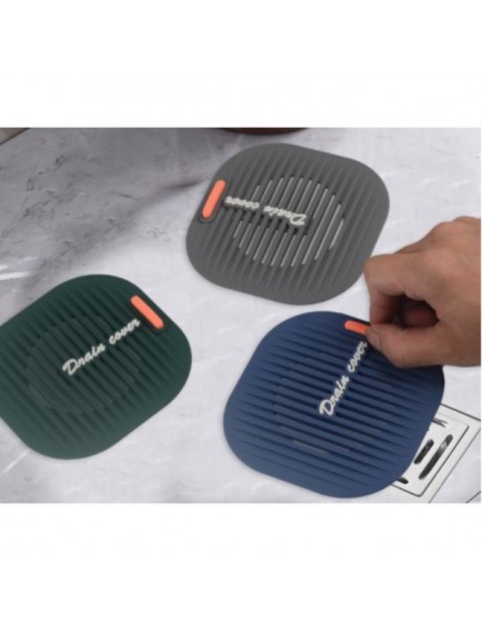 Süzgeçli Lavabo Gider Koruyucu Mat Gri