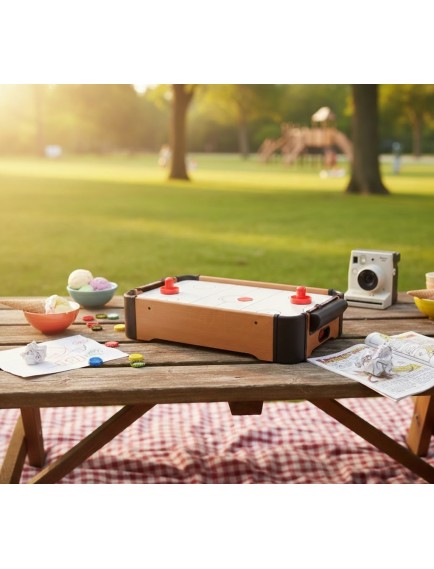 Ahşap Masaüstü Air Hokey Oyunu