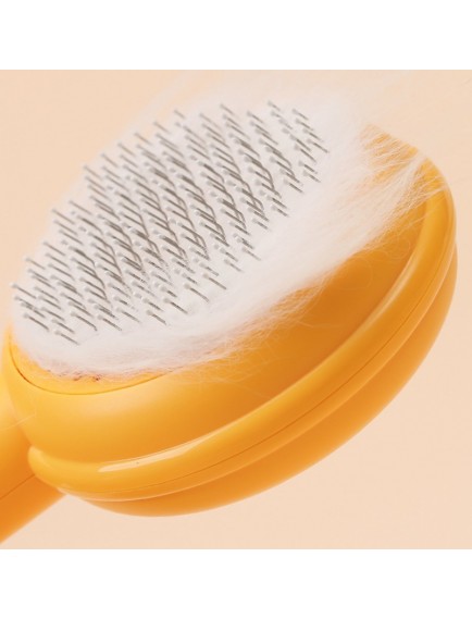 Hamburger Şekilli Otomatik Temizlenen Evcil Hayvan Tarağı