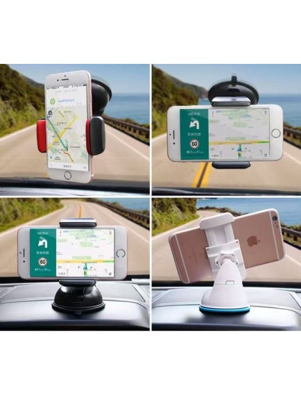 Araç İçi Torpido ve Cam Vakumlu Kısa Boy Telefon Tutucu