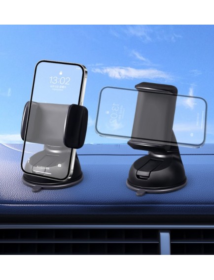 Araç İçi Torpido ve Cam Vakumlu Kısa Boy Telefon Tutucu