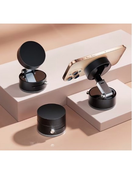 Mıknatıslı Katlanabilir Telefon Tutucu - Torpido ve Cam Uyumlu