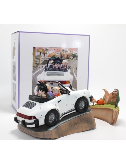 Anime Dragon Ball Son Goku, Kuririn, Usta Roshi Figürü 17 Cm