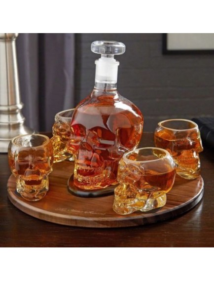 Crystal Head Kuru Kafa Cam Şişe 350 Ml