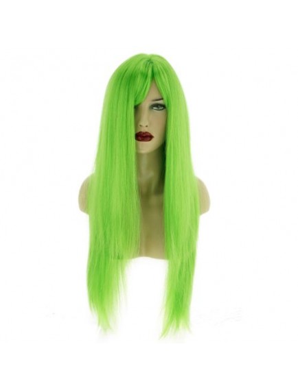 Yeşil Uzun Peruk Saç