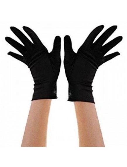 Siyah Renk Kısa Dans Gösteri Eldiveni