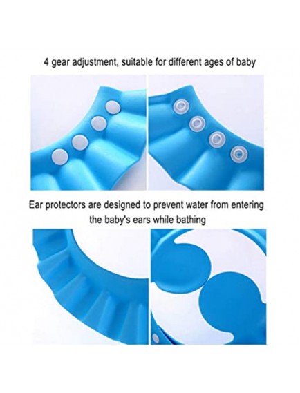 Bebek Banyo Şapkası Mavi