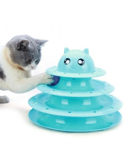 3 Katlı Kedi Oyuncağı Turntable Cat Toy