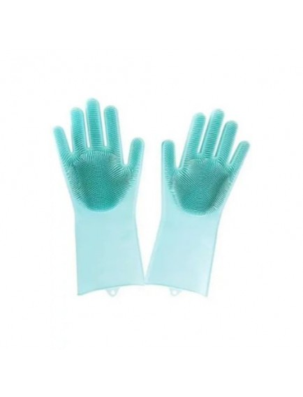 Sihirli Isıya Dayanıklı Silikon Çok Amaçlı Bulaşık Eldiven Fırçası Magic Gloves