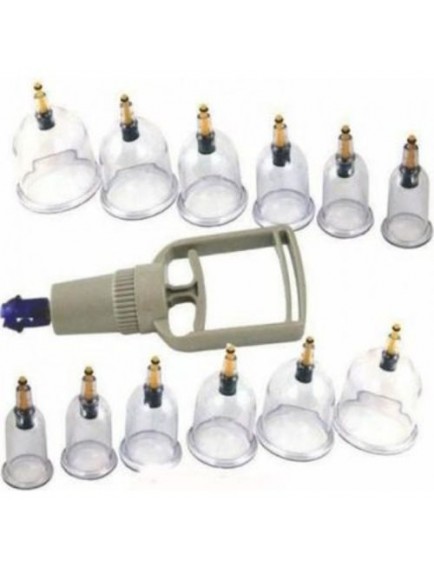 12 Parça Vakumlu Hacamat Kupa Çekme Seti