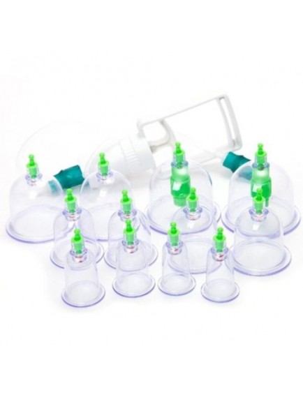 12 Parça Vakumlu Hacamat Kupa Çekme Seti