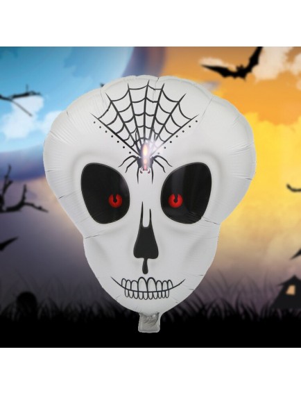 Örümcek Ağ Desenli İskelet Folyo Balon