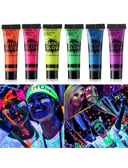 Neon Glow Fosforlu Krem Boya - 12 Adet