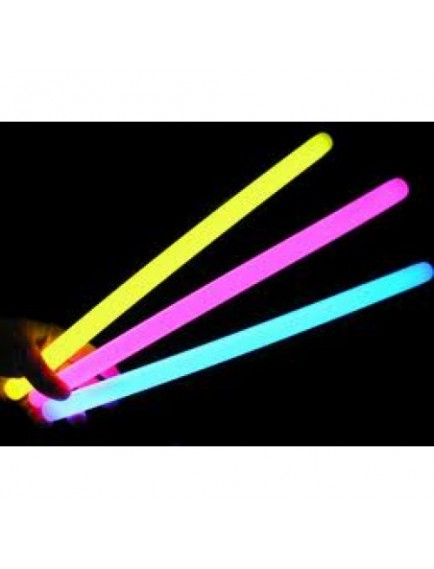 Karanlıkta Parlayan Fosforlu Glow Stick Kalın 30 cm 1 Adet