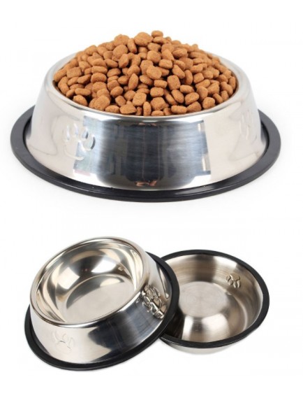 Paslanmaz Çelik Metal Mama Kabı 15 cm.