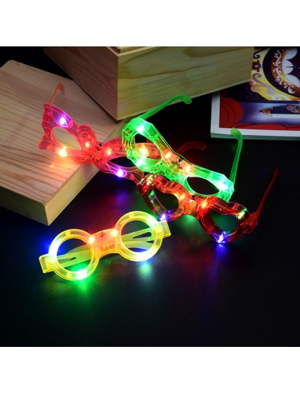 Led Işıklı Yanar Söner Parti Gözlüğü Seti 12 Adet