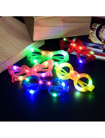 Led Işıklı Yanar Söner Parti Gözlüğü Seti 6 Adet