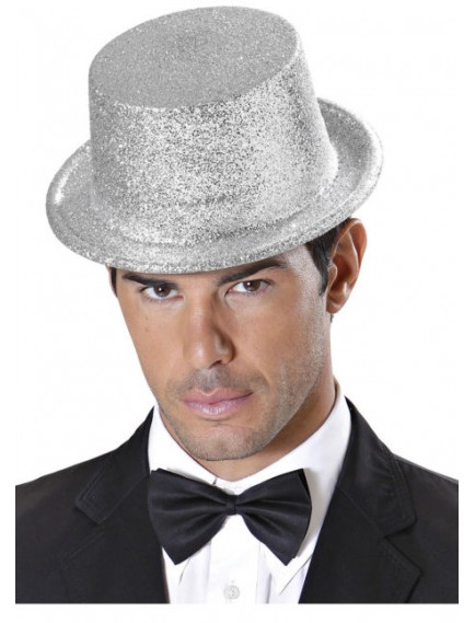 Plastik Parti Şapkası Gümüş Siml