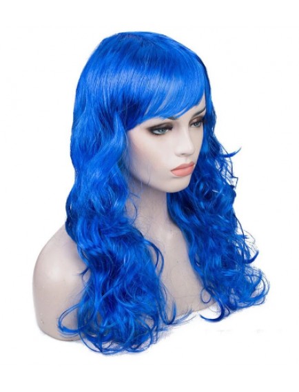 Mavi Renk Parti Peruğu