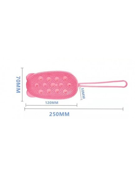 Süngerli Silikon Banyo Kesesi