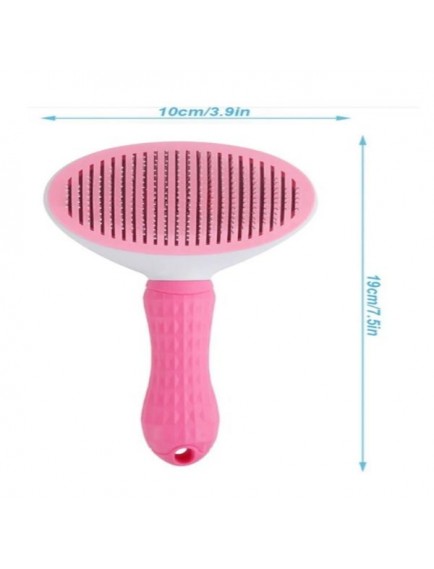 Otomatik Temizlenen Evcil Hayvan Tarağı Pembe