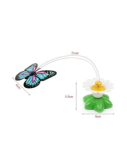 Hareketli Pilli Kelebek Kedi Oyuncağı