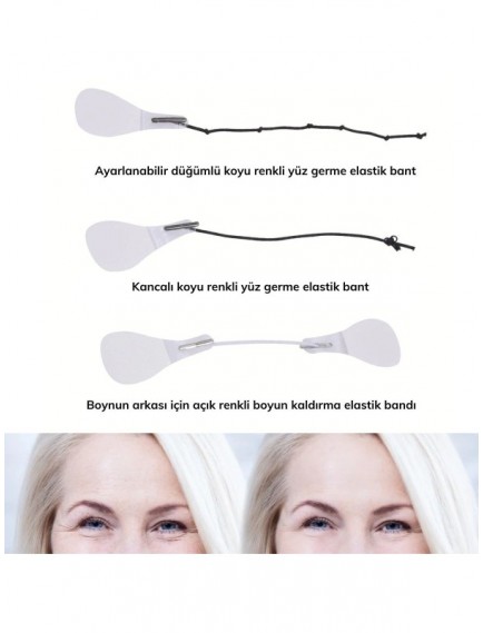 Yüz Yogası Gerdirme Bandı 40 Adet
