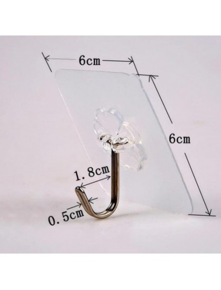 KENDINDEN YAPIŞKANLI ŞEFFAF ASKI 5 Lİ SET