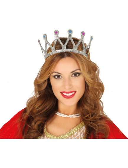 Kraliçe Tacı Gümüş Renk