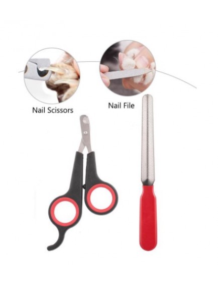 Evcil Hayvan Tırnak Makası ve Törpü Seti