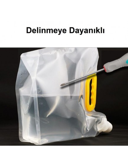 Dayanıklı Plastik İçecek Çantası 2 Litre