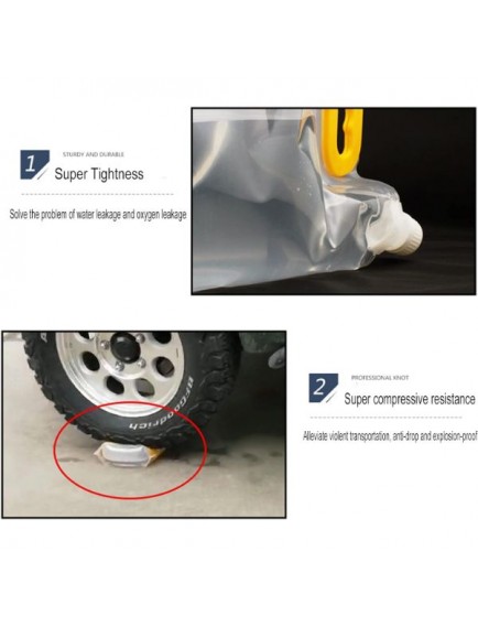 Dayanıklı Plastik İçecek Çantası 1 Litre