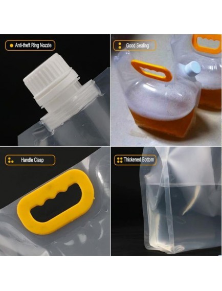 Dayanıklı Plastik İçecek Çantası 1 Litre