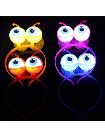 RENGARENK 3 FARKLI FONKSIYONDA YANAN LED IŞIKLI UZAYLI GÖZ TAÇ