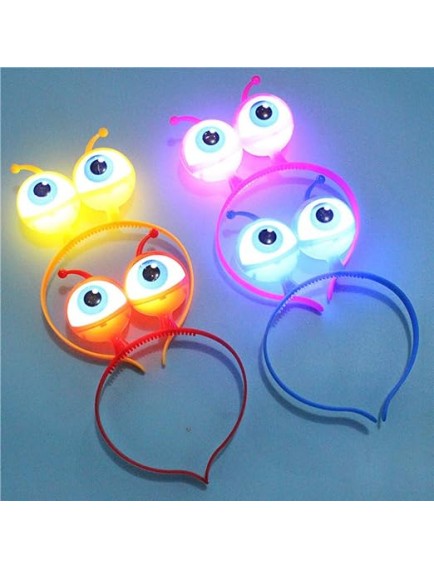 RENGARENK 3 FARKLI FONKSIYONDA YANAN LED IŞIKLI UZAYLI GÖZ TAÇ