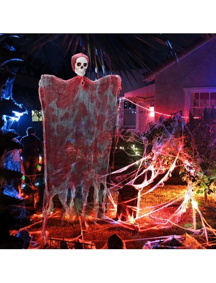 LED IŞIKLI KAHKAHA ATAN SESLİ SENSÖRLÜ KURU KAFA